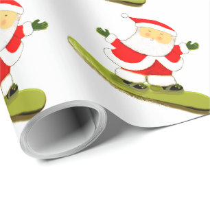 Snowboard-Urlaubsgeschenk Geschenkpapier