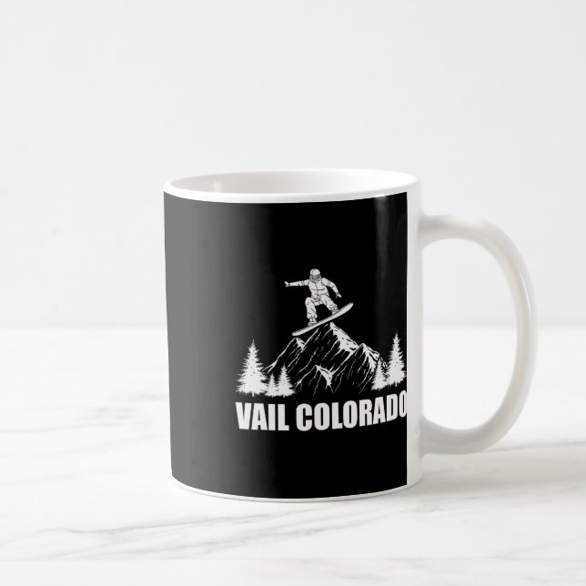Snowboard Vail Colorado Kaffeetasse (Rechts)