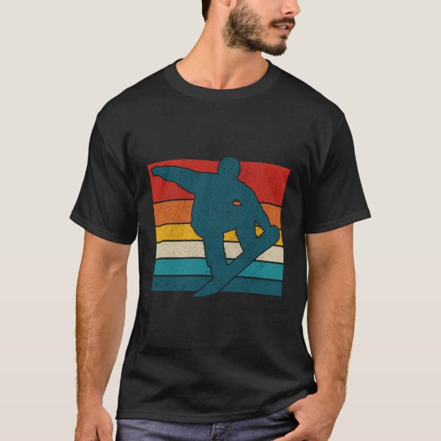Snowboard Vintag Retro Snowboarder Snowboarder G T-Shirt (Vorderseite)
