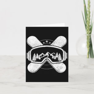 Snowboard - Wintersport Snowboarden Geschenk Karte