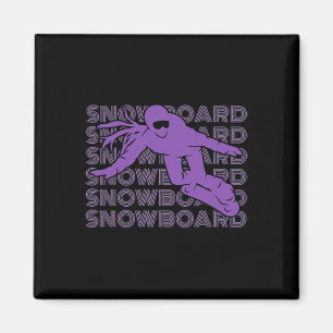 Snowboard Women Snowboarden Snowboarder 2 Magnet