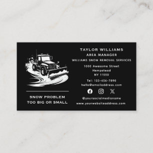 Snowboarddienste für die sozialen Medien - Winter Visitenkarte