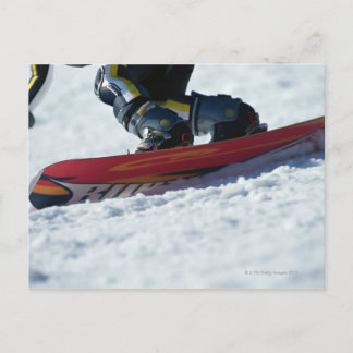 Snowboarden 4 postkarte