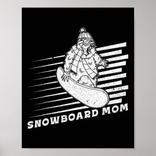 Snowboarden Aktivität Im Freien Skifahren Rektor Poster