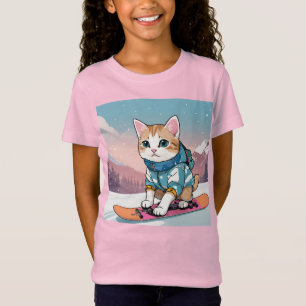 Snowboarden Chat Anime Adventure T-Shirt