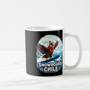 Snowboarden Condor in den Bergen des Chilen Kaffeetasse