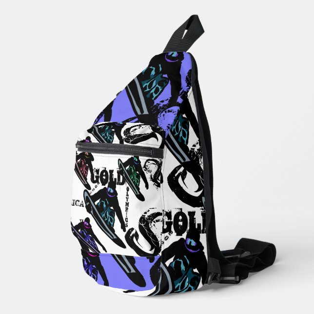 SNOWBOARDEN  CROSSBODY BAG (Rechte Ecke)