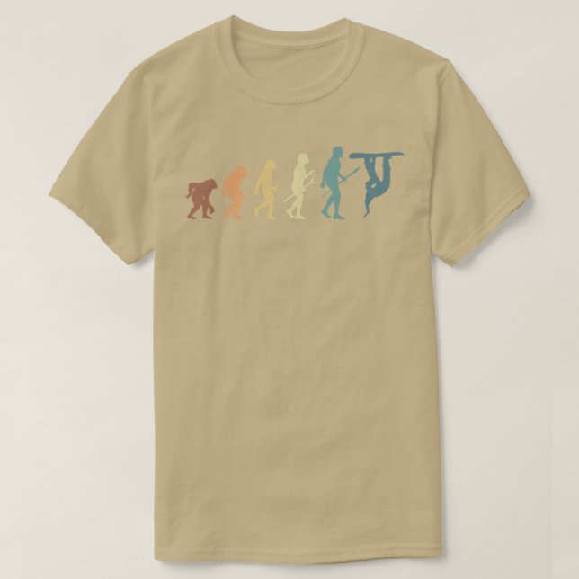 Snowboarden Evolution Snowboarder Winterspion T-Shirt (Design vorne)