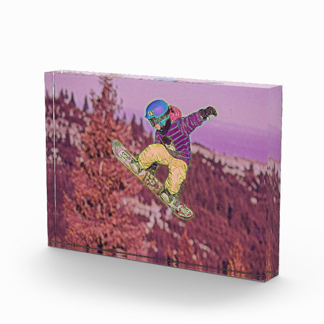 Snowboarden Fotoblock (Rechts)