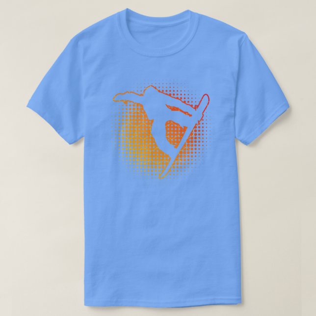 Snowboarden Frauen Snowboarder Männer T-Shirt (Design vorne)