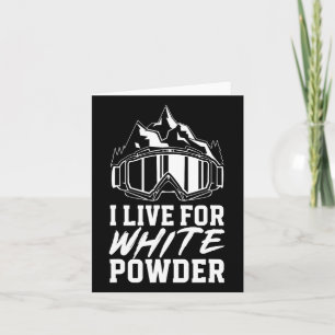 Snowboarden Goggles, die ich lebe für Schnee aus w Karte