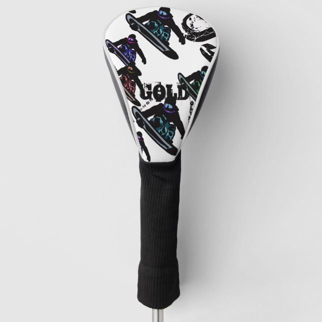 SNOWBOARDEN  GOLF HEADCOVER (Vorderseite)