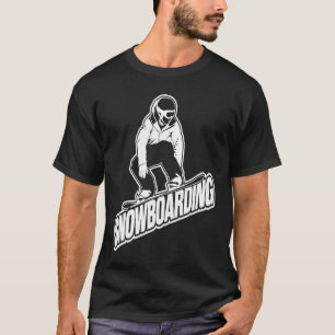 Snowboarden Große Shredder Letting Große Schnee T-Shirt