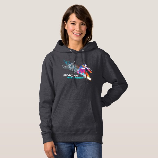 Snowboarden | Hoodie (Vorne ganz)