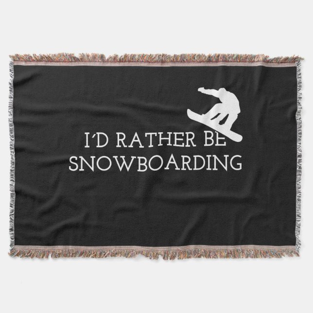 Snowboarden - ich würde eher Snowboarden Decke (Vorderseite)