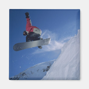 Snowboarden im Snowbird Resort, Utah (MR) Magnet