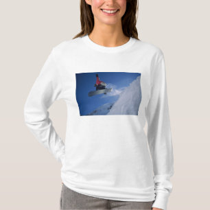 Snowboarden im Snowbird Resort, Utah (MR) T-Shirt