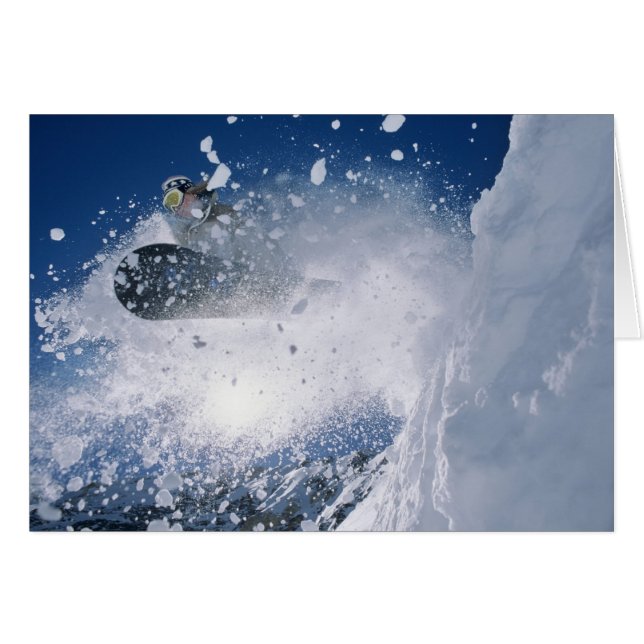 Snowboarden im Snowbird Resort, Wasatch (Vorderseite (Horizontal))