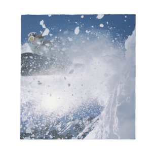 Snowboarden im Snowbird Resort, Wasatch Notizblock