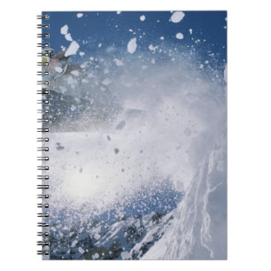 Snowboarden im Snowbird Resort, Wasatch Notizblock
