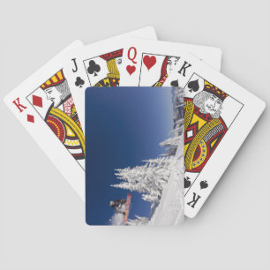 Snowboarden im Whitefish Mounort Spielkarten