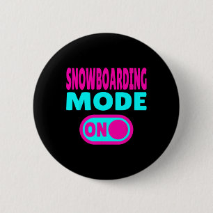 Snowboarden im Winter Button