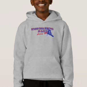 Snowboarden ist das Leben Hoodie