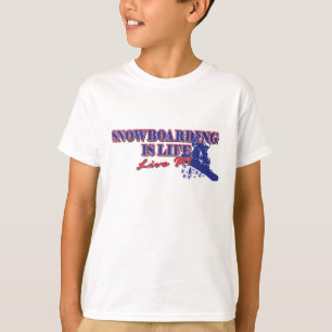 Snowboarden ist das Leben T-Shirt