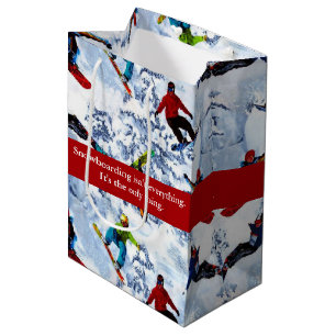 Snowboarden ist nicht alles mittlere geschenktüte