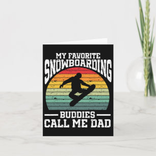 Snowboarden Kunst Männer Snowboard Winter Cool Sno Karte