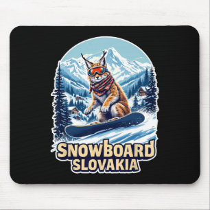 Snowboarden Lynx - Abenteuer in der Slowakei Mousepad