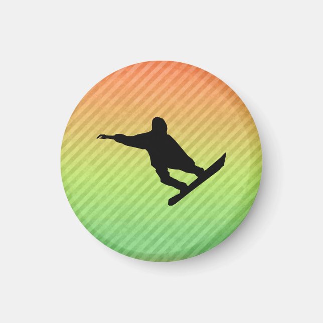 Snowboarden Magnet (Vorne)