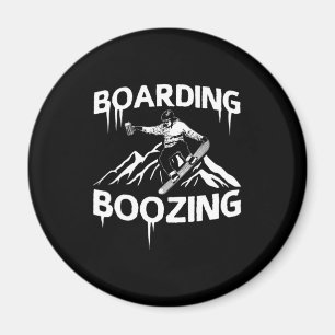 Snowboarden Magnet