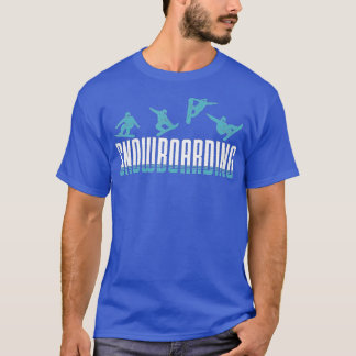 Snowboarden Männer Snowboard Snowboarder Hänge Sno T-Shirt
