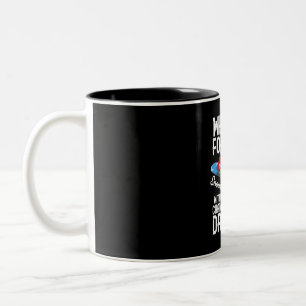 Snowboarden mit der Möglichkeit zu trinken Zweifarbige Tasse
