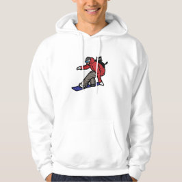 Snowboarden mit meiner Katze Hoodie