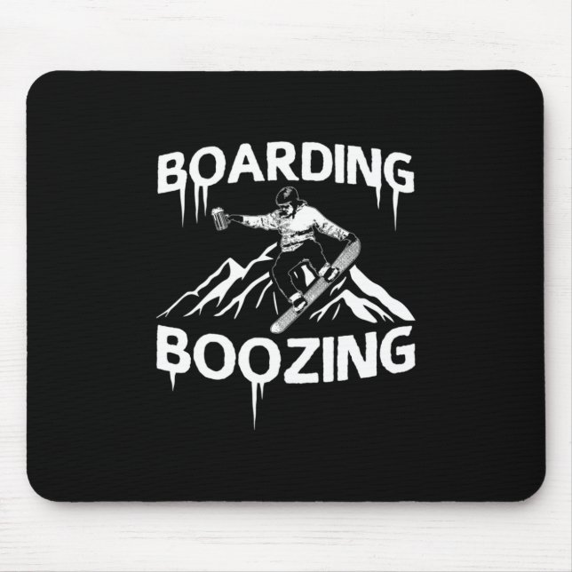 Snowboarden Mousepad (Vorne)
