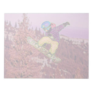 Snowboarden Notizblock