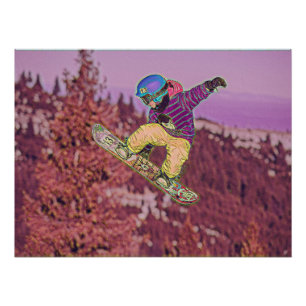 Snowboarden Poster