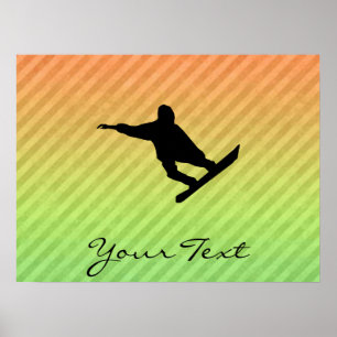 Snowboarden Poster
