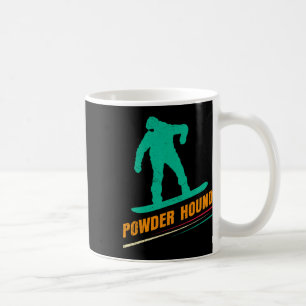 Snowboarden Powder Hound Funny Snowboard Kinder Kaffeetasse