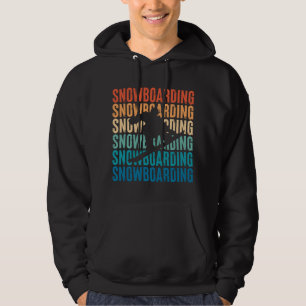 Snowboarden Retro-Geschenk für Snowboarder Hoodie