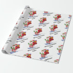 Snowboarden Santa Claus Muster Personalisierten We Geschenkpapier<br><div class="desc">Snowboarden Santa Claus Muster Personalisierte Xmas Wrapping Paper</div>