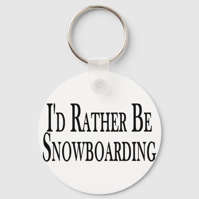 Snowboarden Schlüsselanhänger (Vorderseite)