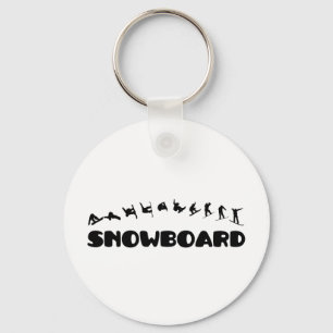 Snowboarden Schlüsselanhänger
