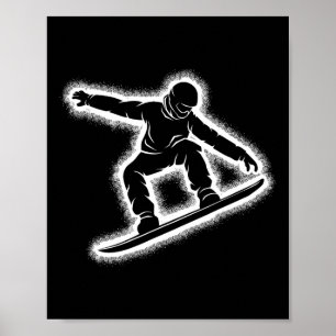Snowboarden Snowboard Boys Kinder Männer 1 Poster