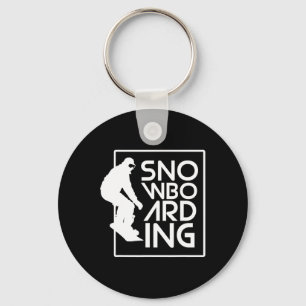 Snowboarden Snowboard Geschenk Liebe Snowboarden Schlüsselanhänger