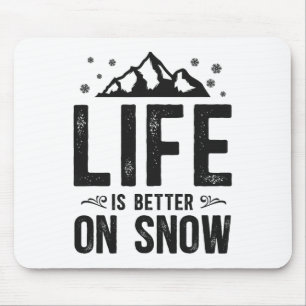 Snowboarden Snowboard Mountain Skifahren Mousepad