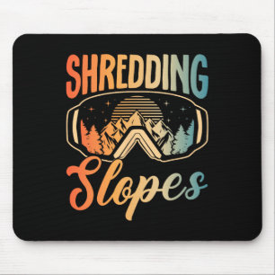 Snowboarden Snowboard Outfit Abfahrt Locarno Mousepad