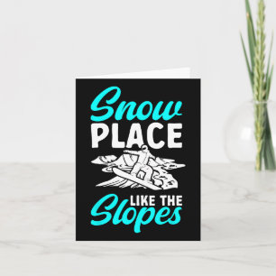 Snowboarden Snowboard Schneeplatz wie die Pisten Karte